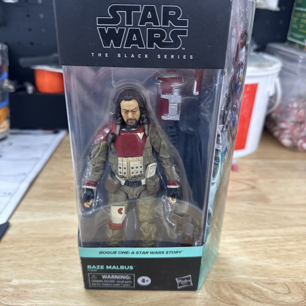 Star Wars Black Series Rogue One Baze Malbus New Sealed Hasbro